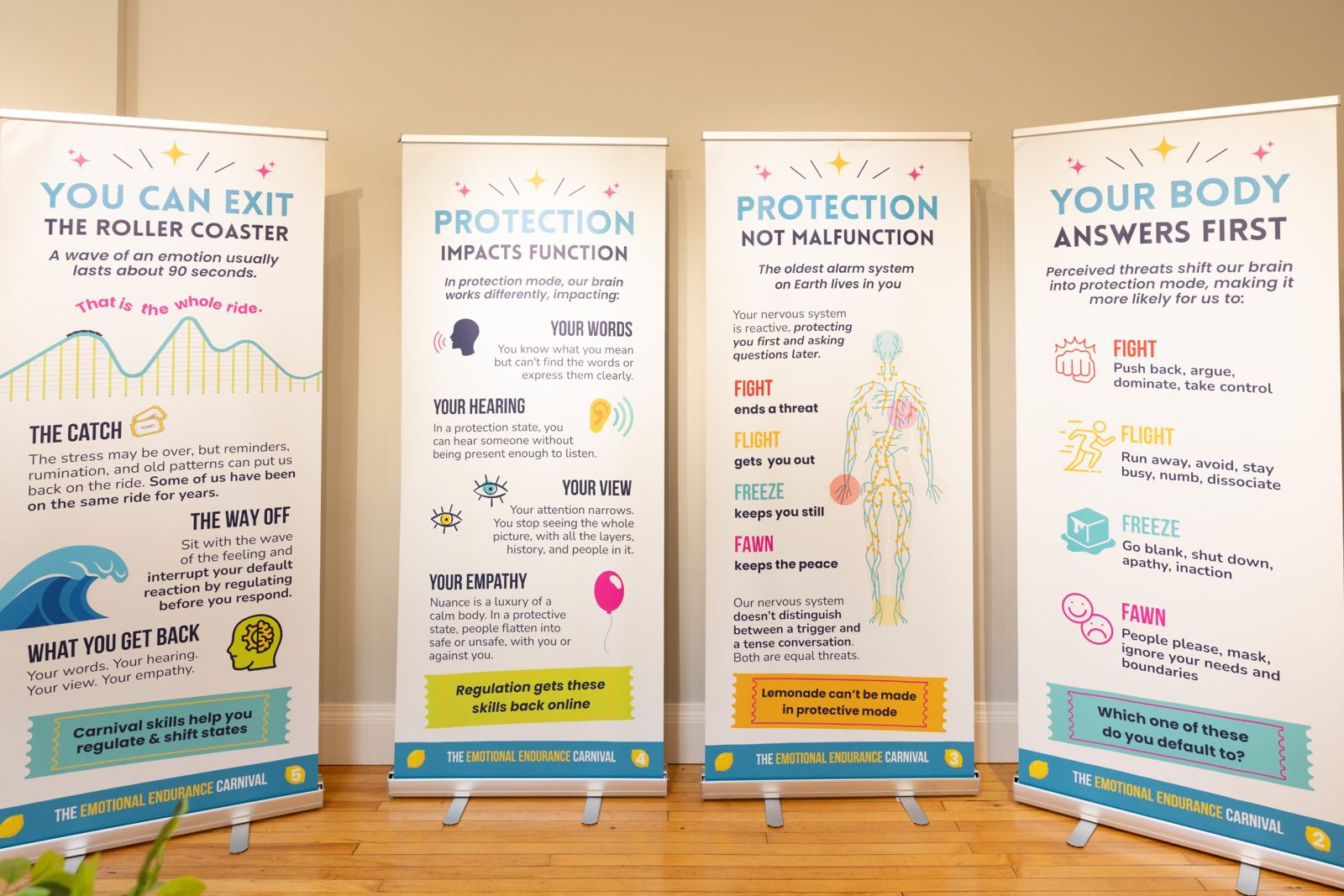 Carnival teaching banners